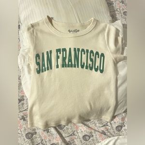 Brandy Melville San Francisco baby tee
